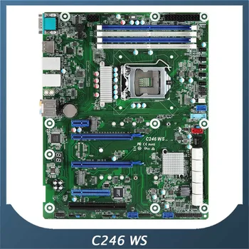 Абсолютно Новая серверная материнская плата для ASRock Rack C246 WS LGA 1151 DDR4 64 ГБ высокого качества