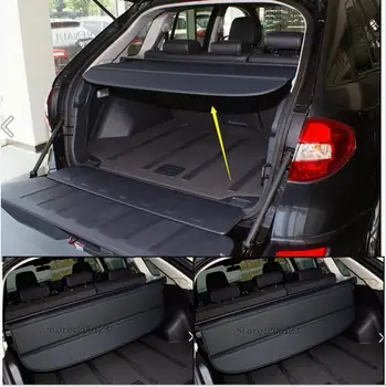 Автомобильный Защитный экран Заднего багажника, Теневая Грузовая Крышка Для Renault Koleos 2009 2010 2011 2012 2013 2014 2015 (черный, бежевый)