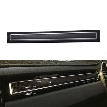 5 шт. Сменные Накладки для салона автомобиля LHD, Дверные накладки из настоящего углеродного волокна для Porsche Cayenne 2018up