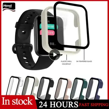 Для Realme Watch 2 Чехол Протектор Чехол для ПК Смарт-часы Защитная оболочка из закаленного стекла Смарт-аксессуары Полный охват корпуса часов