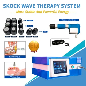Самый продаваемый портативный аппарат ударно-волновой терапии Для физиотерапии при высоком давлении до 8 бар