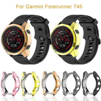 Защитный чехол для часов Garmin Forerunner 745 из мягкого силикона и ТПУ, умные часы Forerunner745 с противоударной защитной оболочкой