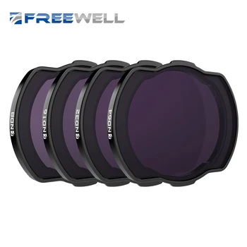 Фильтры Freewell Standard Day - 4 упаковки ND8, ND16, ND32, ND64, совместимые с дроном DJI Avata / воздушным блоком O3