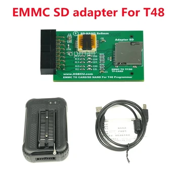 2023 EMMC SD-адаптер + прогаммер T48 может работать только на XGecusupport для чтения и записи SD/TF-карты с чипом EMMC
