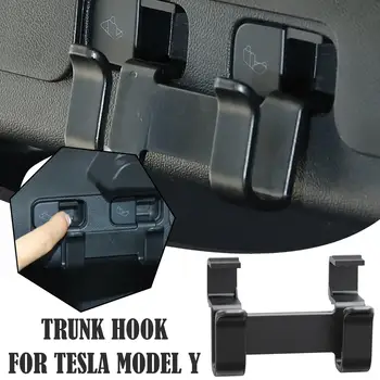  для Tesla Модель Y Крюк для багажника, Несущий Багажник, Задняя Сумка, Держатель, Вешалка, Модель Y 2021/2022, Крюк для багажника, Аксессуары для интерьера