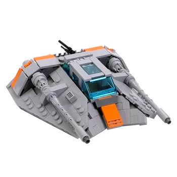 Космический корабль серии MOC Space Battle, строительные блоки, модель военного вертолета, высокотехнологичные кирпичи, игрушки 