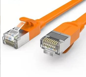 шесть сетевых кабелей для дома, сверхтонкая высокоскоростная сеть cat6, гигабитная широкополосная компьютерная маршрутизация 5G, перемычка R606