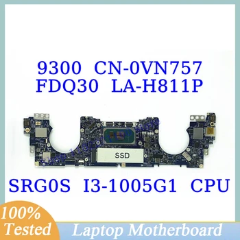 CN-0VN757 0VN757 VN757 Для Dell 9300 С SRG0S I3-1005G1 Материнская плата процессора FDQ30 LA-H811P Материнская плата ноутбука 100% Полностью протестирована Хорошо