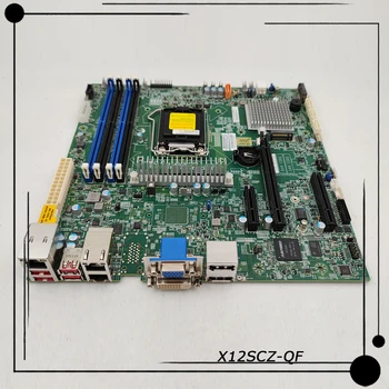 X12SCZ-QF Для материнской платы Supermicro Workstation ATX LGA-1200 Чипсет Intel Q470 Поддержка DDR4 10-го поколения Core i9/i7/i5/i3