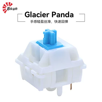 Механический Переключатель клавиатуры BsunMachanical 3 ~ 5 контактов Glacier PandaPurple Линейный