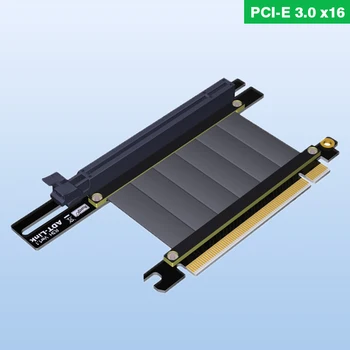 PCIe 3.0 Riser Высокоскоростные Видеокарты PCI Express Кабельный Удлинитель 16x GPU Riser Кабель Вертикальный Комплект Шасси ATX PCI-e