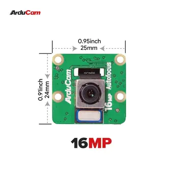 Комплект четырехкамерных камер Arducam с 16-мегапиксельным автофокусом для Raspberry Pi, 16-мегапиксельная камера Raspberry Pi с автофокусом IMX519, совместимая с