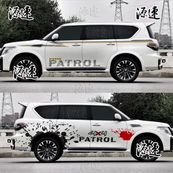 Автомобильные наклейки ДЛЯ Nissan Patrol Y61 Y62 2010-2022 наружное украшение модифицированная модная индивидуальность специальные наклейки на внедорожник аксессуары