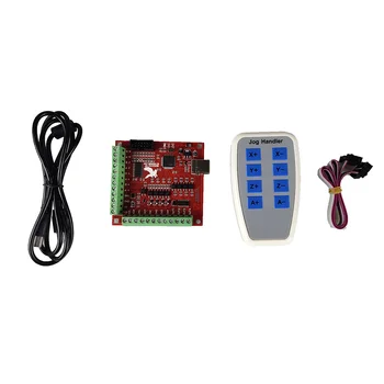 Красная Разделительная плата с ЧПУ USB MACH3 100 кГц 4-Осевой Интерфейс Драйвер Контроллера Движения Плата Драйвера
