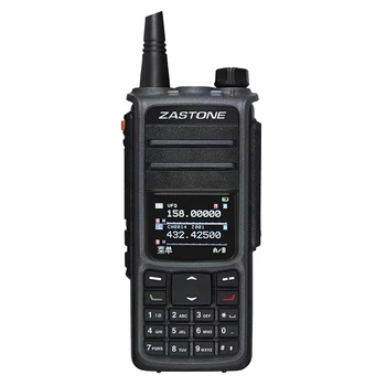IP67 ZASTONE UV008 Цифровое двухдиапазонное двухстороннее радио с GPS 10 Вт с двойным временным интервалом 136-174 МГц 350-480 МГц DMR Портативная рация Радио