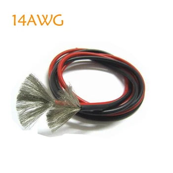 14 AWG SR Провода 14AWG Силиконовый провод 14 # силикагелевые провода AWG14 высокотемпературный Луженый Медный Кабель