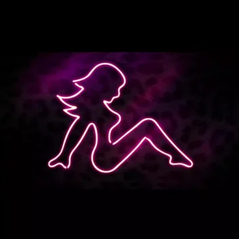 Изготовленная на Заказ Розовая Неоновая лампа для девочек, Персонаж фильма, Аниме, подарок На День Рождения для делового магазина, Декор комнаты, 12 В Светодиодная Полноцветная неоновая Вывеска