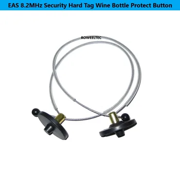 Абсолютно новый, 100 шт., жесткая бирка безопасности EAS 8,2 МГц, кнопка защиты винной бутылки H#