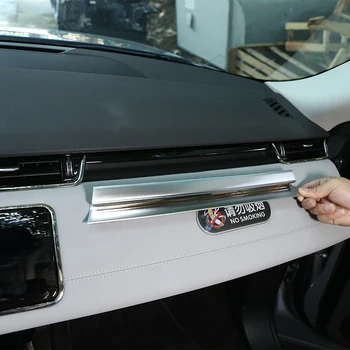 Для Land Rover Range Rover Evoque L551 2020 Автомобильная Центральная Консоль Отделка Приборной панели Наклейка ABS Комплект защиты приборной панели