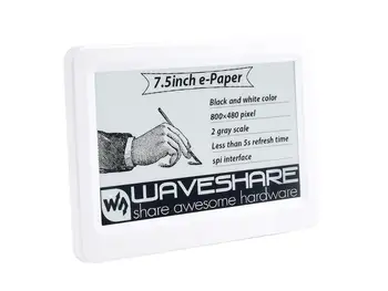 Электронная бумага Waveshare 7,5 дюймов с пассивным NFC-питанием, без аккумулятора, беспроводное питание и передача данных
