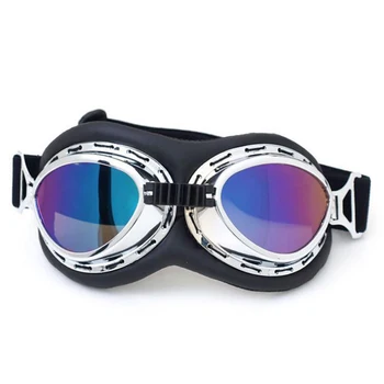 Складные очки в оправе для лобового стекла, старинные мотоциклетные очки, защита от ветра и пыли, бесплатная доставка, F-007