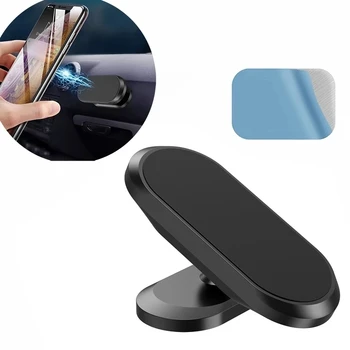 Магнитный держатель для автомобильного телефона на приборной панели, мини Универсальная подставка для iPhone Samsung Xiaomi, Металлический магнит, автомобильный держатель для GPS на стену
