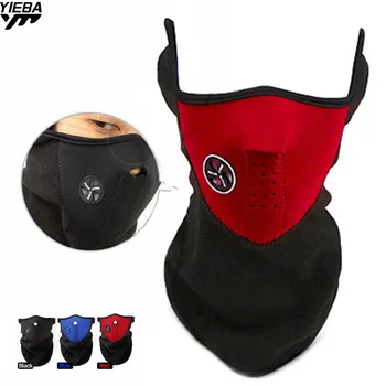 Мотоциклетная маска для лица, уличный моторный шлем, Бандана, капюшон, Лыжная спортивная шейная маска на половину лица, Ветрозащитная пылезащитная маска для лица, 3 colos