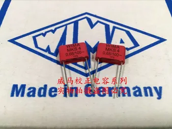 2020 горячая распродажа 10 шт./20 шт. Германия WIMA MKS4 100V 0.68МКФ 100V 684 680nf P: 10 мм Аудио конденсатор Бесплатная доставка