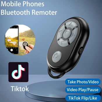 Мобильный телефон Bluetooth Пульт дистанционного управления для iPhone Samsung Xiaomi Huawei OPPO Универсальный пульт дистанционного управления Камерой для Tiktok Live