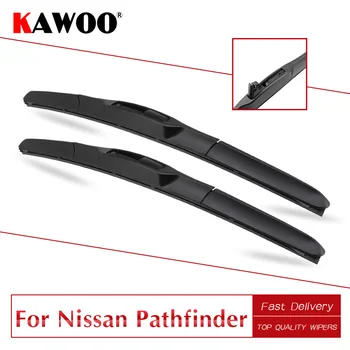 KAWOO Для Nissan Pathfinder R51/R52 Автомобильная резиновая щетка стеклоочистителя 2005 2006 2007 2008 2009 2010 2011 2012 2013 2014 2015 2016 2017 2018