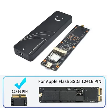 Для Mac SSD Корпус Для Apple Macbook Air Pro Retina 2013 2014 2015 2016 2017 USB 3,2 к MAC Box M2 NVMe SSD Чехол Адаптер
