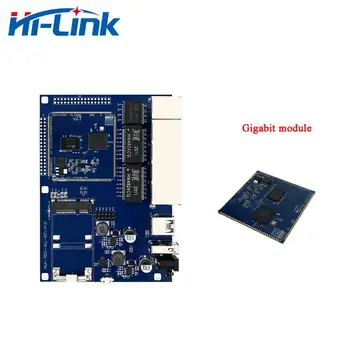 HiLink Оригинальный комплект модулей гигабитного маршрутизатора MT7621A Openwrt GbE/плата разработки HLK-7621 с USB3.0/2.0 PCIe