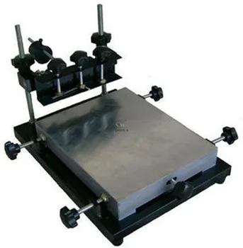 Ручной трафаретный принтер, машина для трафаретной печати футболок 440x320 мм среднего размера