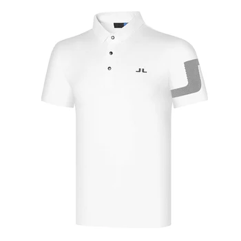 Одежда для гольфа для мужчин 2023, новая летняя удобная дышащая эластичная модная высококачественная рубашка-поло для гольфа, повседневный топ