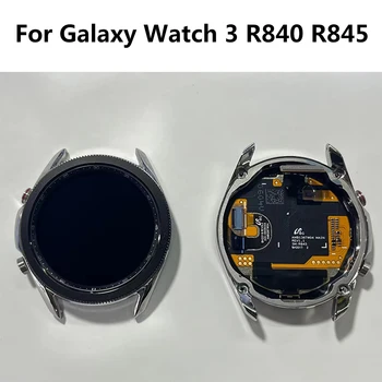 Новый Высококачественный экран для Samsung Galaxy Watch 3 45 мм R840 R845, с серебристым корпусом, запчасти для ремонта смарт-часов