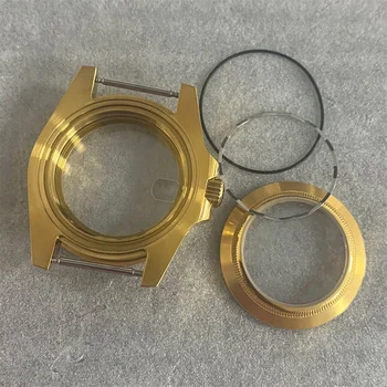 40 мм Корпус из розового золота, Увеличительное стекло с Прозрачным дном, Сапфировое стекло для механизма NH35/NH36/4R