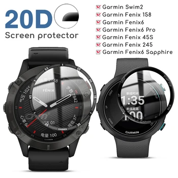 Защитная пленка 20D для смарт-часов Garmin Fenix 6 Fenix6 Pro/Forerunner 158 45S 245/Swim 2 (не стеклянная