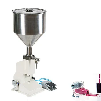 Ручная вертикальная машина для наполнения кремом объемом 5-50 мл, машина для наполнения жидкостью для шампуня, Ручная машина для наполнения кремом